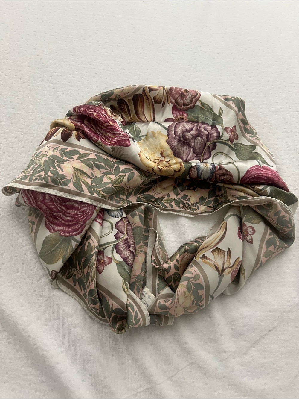 Express Vintage Floral Silk Scarf